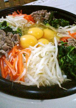 ホットプレートDEビビンバ♪-レシピのメイン写真