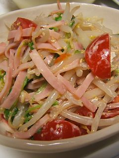 豆苗ともやしのサラダ-レシピのメイン写真