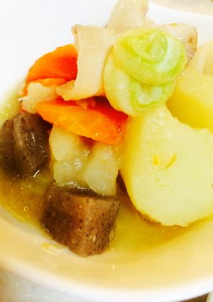 生姜香る♪豚ばら肉で塩肉じゃが-レシピのメイン写真