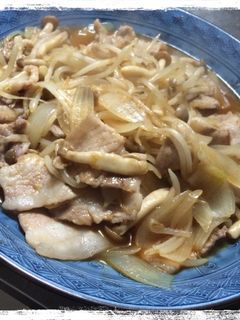 簡単豚バラきのこ炒め-レシピのメイン写真
