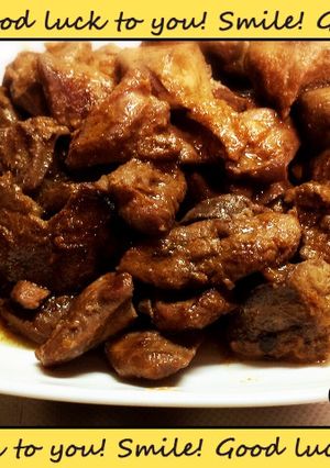 鶏レバガリバタ焼き♡-レシピのメイン写真