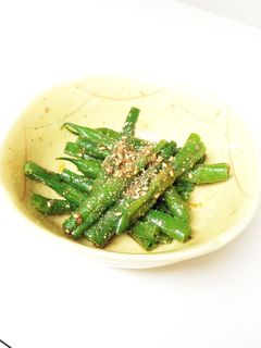 インゲンの胡麻和え-レシピのメイン写真
