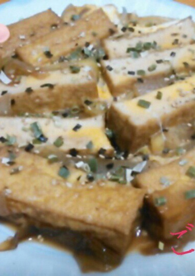 厚揚げの卵とじ-レシピのメイン写真
