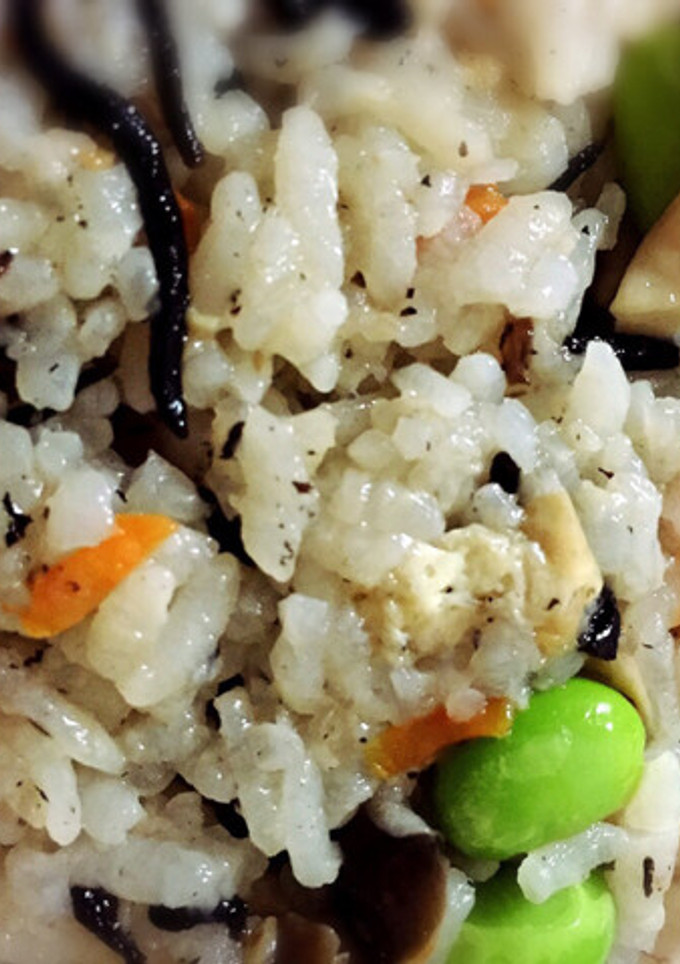 鉄分！妊娠中☆ひじき枝豆炊き込みご飯-レシピのメイン写真