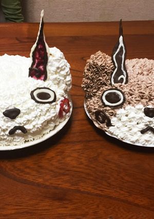 ケーキ 妖怪ウォッチこまさん こまじろう-レシピのメイン写真