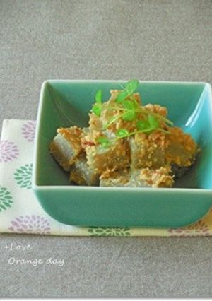こんにゃくのごまみそ・おかか和え-レシピのメイン写真