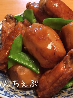 照りうま!✼鶏手羽中と里芋の甘辛煮✼-レシピのメイン写真