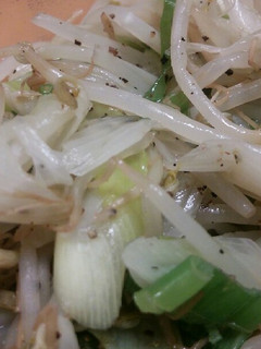 レンジで簡単♪もやしと白ネギの中華風-レシピのメイン写真