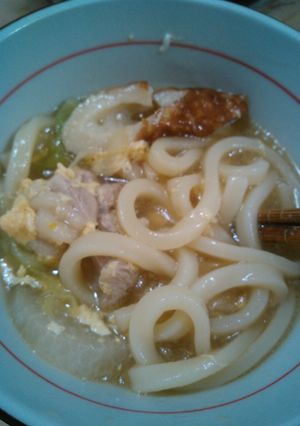 冷蔵庫にあるもの具沢山うどん-レシピのメイン写真