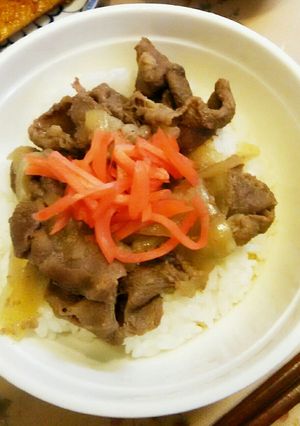 割下の残りでお手軽牛丼☆-レシピのメイン写真