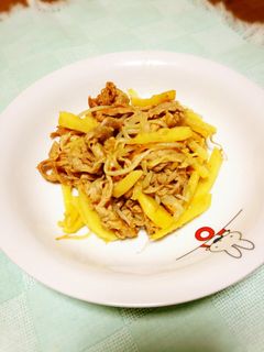 もやしとジャガイモのカレー風味炒め-レシピのメイン写真