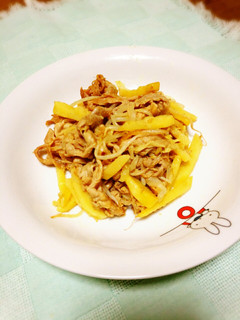 もやしとジャガイモのカレー風味炒め-レシピのメイン写真