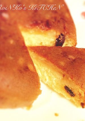 簡単！レーズンとジャムの炊飯ケーキ-レシピのメイン写真