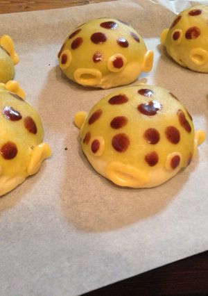 お魚型メロンパン♪（ミドリフグ）-レシピのメイン写真