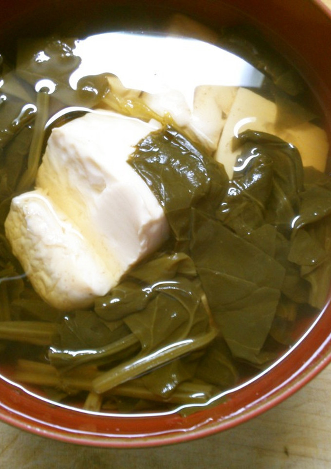簡単♪ ほうれん草と 豆腐の お吸い物！-レシピのメイン写真