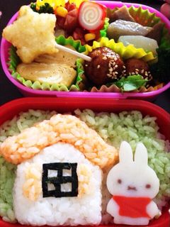 かまぼこミッフィー☆簡単☆キャラ弁-レシピのメイン写真
