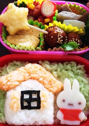 かまぼこミッフィー☆簡単☆キャラ弁-レシピのメイン写真
