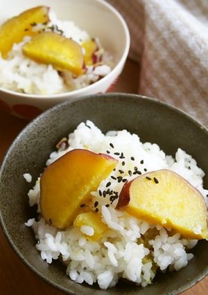 甘いさつまいもご飯♪-レシピのメイン写真