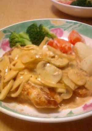 骨付きチキンのグリル　パプリカソース-レシピのメイン写真