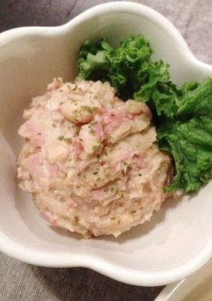 白インゲン豆のポテトサラダ風♡簡単に♪-レシピのメイン写真