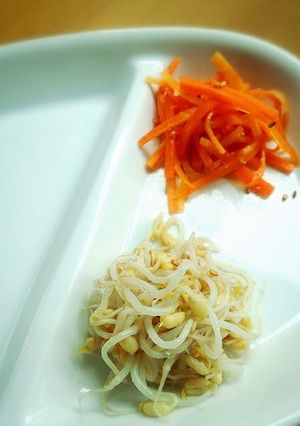 育てたもやしで絶品ナムル♪-レシピのメイン写真