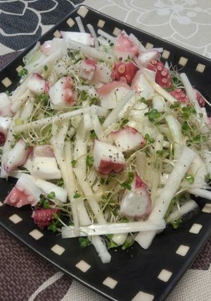 さっぱり和風☆たこサラダ。・*゚-レシピのメイン写真