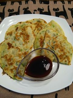 大根の葉せんべいおやき♪-レシピのメイン写真