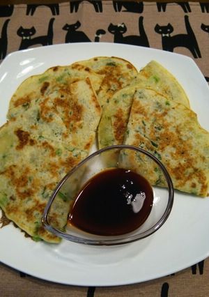 大根の葉せんべいおやき♪-レシピのメイン写真