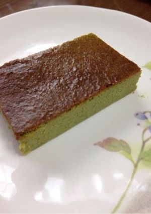 泡立て器でOK!濃い抹茶チーズケーキ-レシピのメイン写真