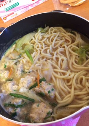 鶏つくね鍋-レシピのメイン写真
