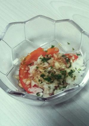 簡単!！トマトと玉ねぎのさっぱりサラダ-レシピのメイン写真