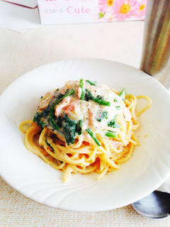 豆乳クリームパスタ-レシピのメイン写真