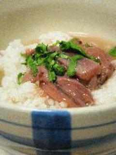 塩辛のお茶漬けちゃらちゃら-レシピのメイン写真