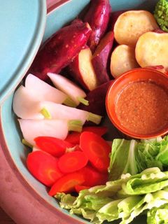 蒸し野菜の胡麻だれ-レシピのメイン写真
