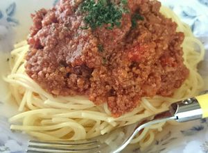 圧力鍋で簡単ミートソース☆パスタなどに★-レシピのメイン写真