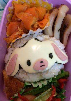 シュガーバニーズ☆しろうさ☆キャラ弁-レシピのメイン写真