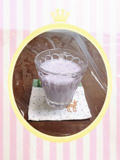 バナナ&ブルーベリーのスムージー-レシピのメイン写真