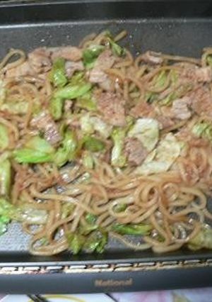 レンジでチン！激うま！焼き冷凍うどん！-レシピのメイン写真