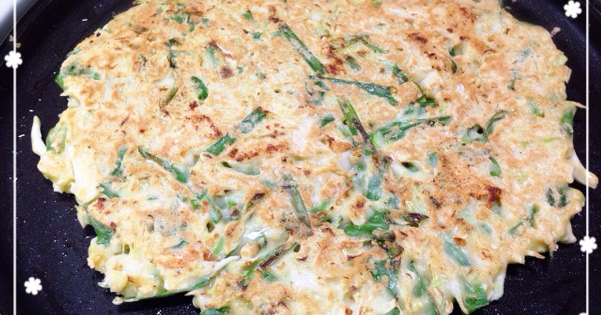 たこ焼き粉でチヂミ風お好み焼き by ふぁいぼん 【クックパッド】 簡単