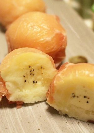 ✿ワインに✿チーズ入りポテトの生ハム包み-レシピのメイン写真