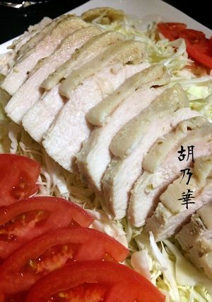 柚子胡椒香る鶏胸肉のしっとり茹で♪-レシピのメイン写真