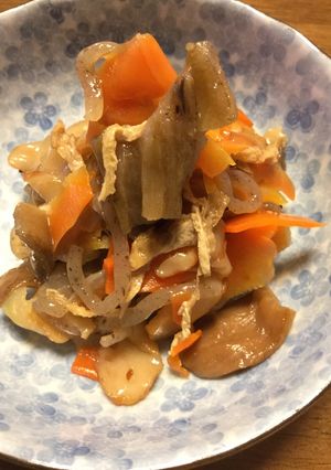 芋茎(芋がら)煮-レシピのメイン写真