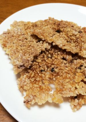 残りご飯で！ぱりぱりおこげせんべい-レシピのメイン写真