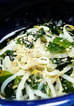 もやしとワカメの酢の物-レシピのメイン写真