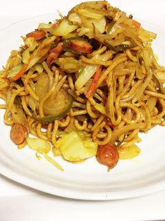 カレー焼きそば-レシピのメイン写真