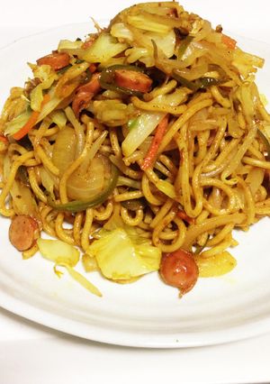 カレー焼きそば-レシピのメイン写真