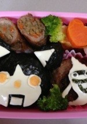 妖怪ウォッチ♡ロボニャン♡キャラ弁-レシピのメイン写真