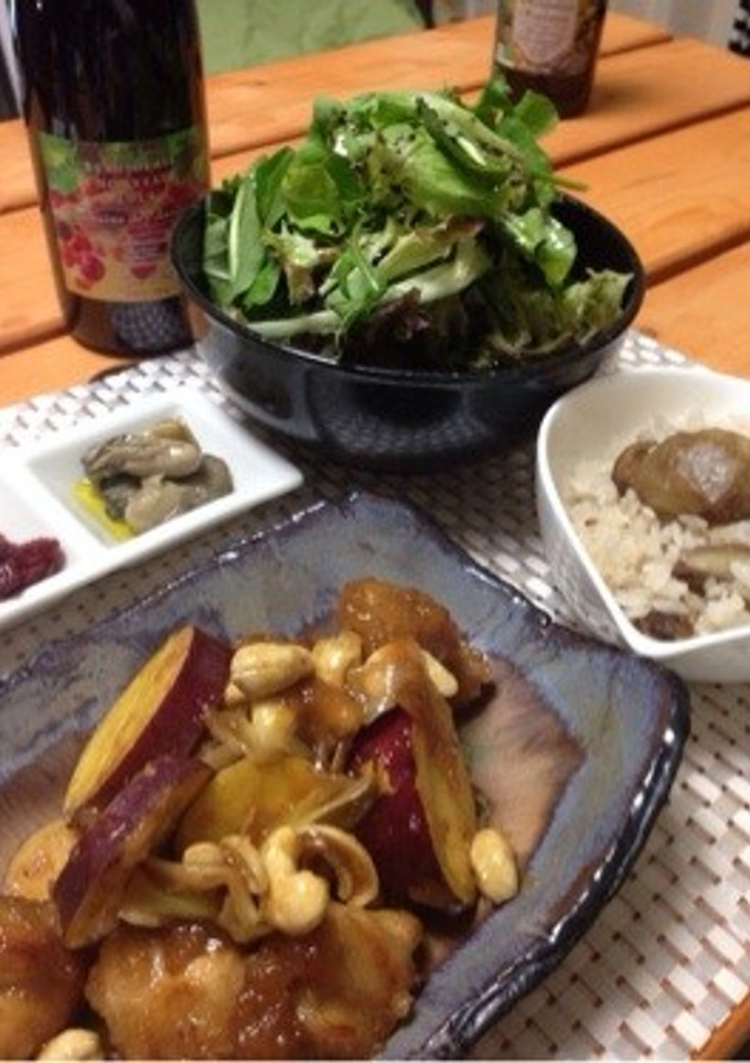 鶏とさつまいもの甘辛-レシピのメイン写真