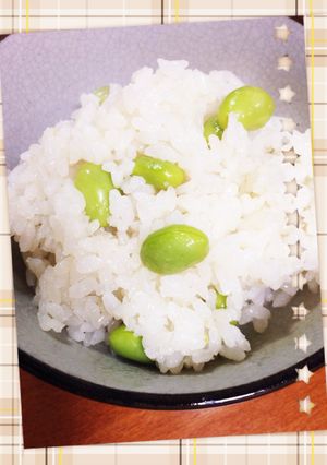 生姜が隠し味、簡単枝豆ごはん-レシピのメイン写真