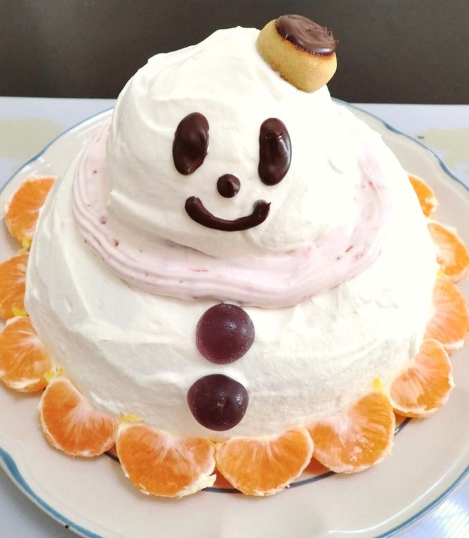 クリスマス❣️おめ目が可愛いサンタ、ヒゲさんた、雪だるまフラワー